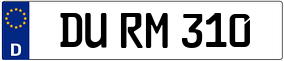 Truck License Plate